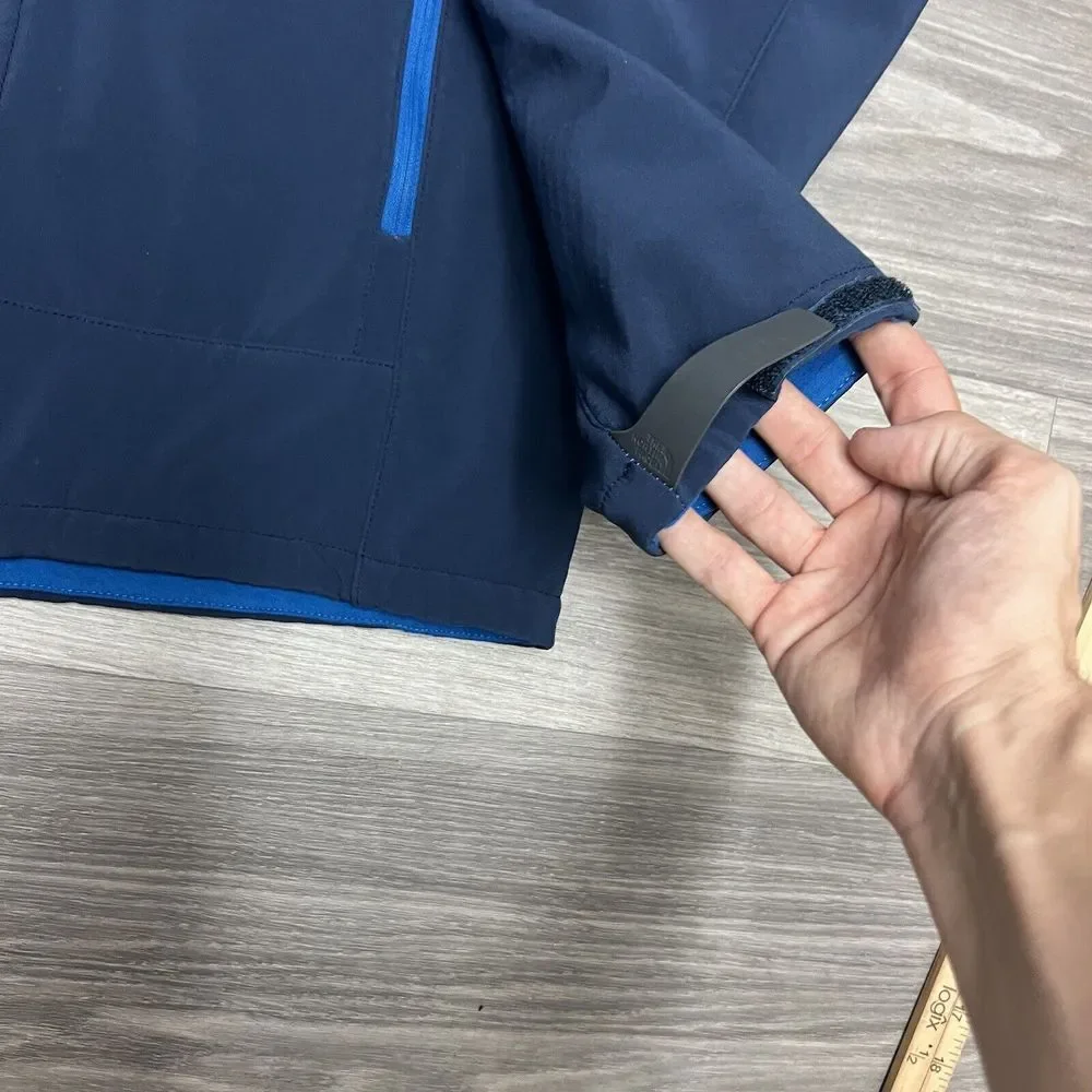 The North Face ShellRock Jacket Men S‎ Blue Lightweight Zip Softshell Gorpcore